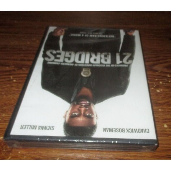 21 Bridges (DVD, Widescreen, 2020) (Unopened) Chadwick Boseman Sienna Miller - Picture 3 of 3